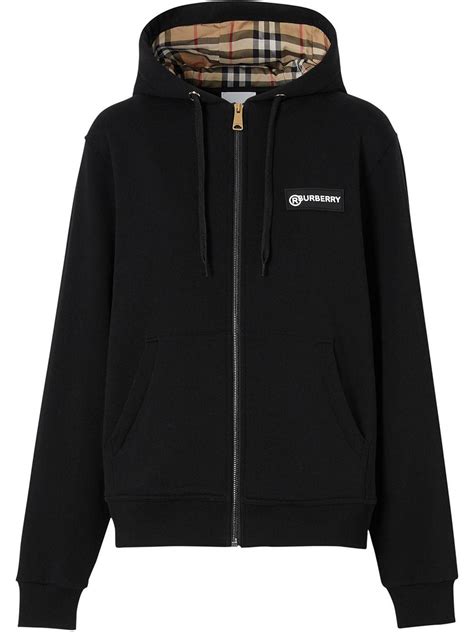 Burberry zipped hoodie